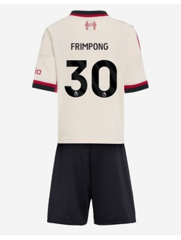 Detské Futbalové oblečenie Liverpool Jeremie Frimpong #30 2025-26 Krátky Rukáv - Preč (+ trenírky)